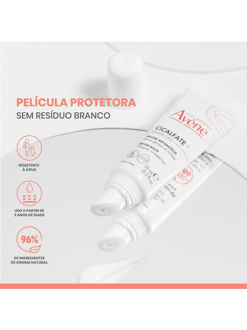 Bálsamo reparador labial avène - cicalfate lábios