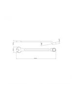 Chave Combinada 19mm Cromada - Tramontina