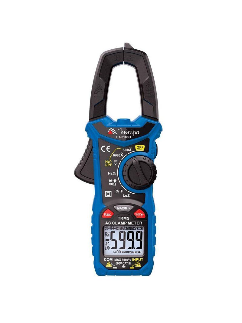 Alicate Amperimetro Digital True Rms Et-3166b