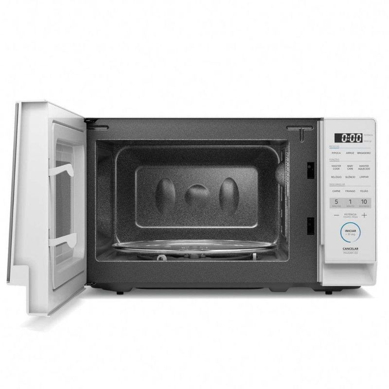 Microondas 20 Litros Mastercook Com Display Digital Midea Branco 110V