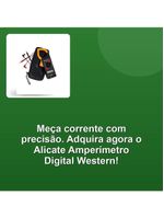 Alicate Amperímetro Digital Western