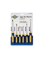 Jogo Chaves Fenda-philips 6 Peças Brasfort