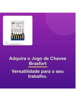 Jogo Chaves Fenda-philips 6 Peças Brasfort