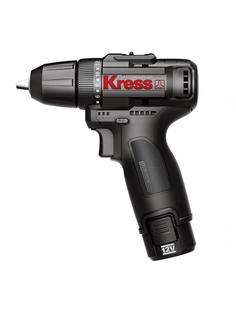 Parafusadeira/furadeira De Impacto 12v 10mm Kress Kuc11 – Potente, Compacta E Profissional