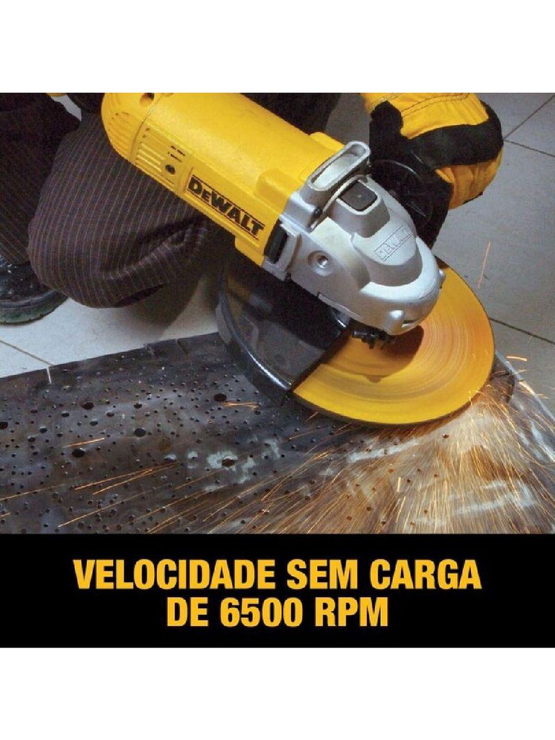 Esmerilhadeira 9 2200 Watts 220 Volts - Dwe490b2 - Dewalt