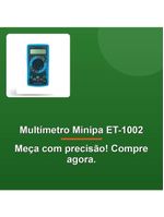 Multímetro Digital Minipa Et-1002