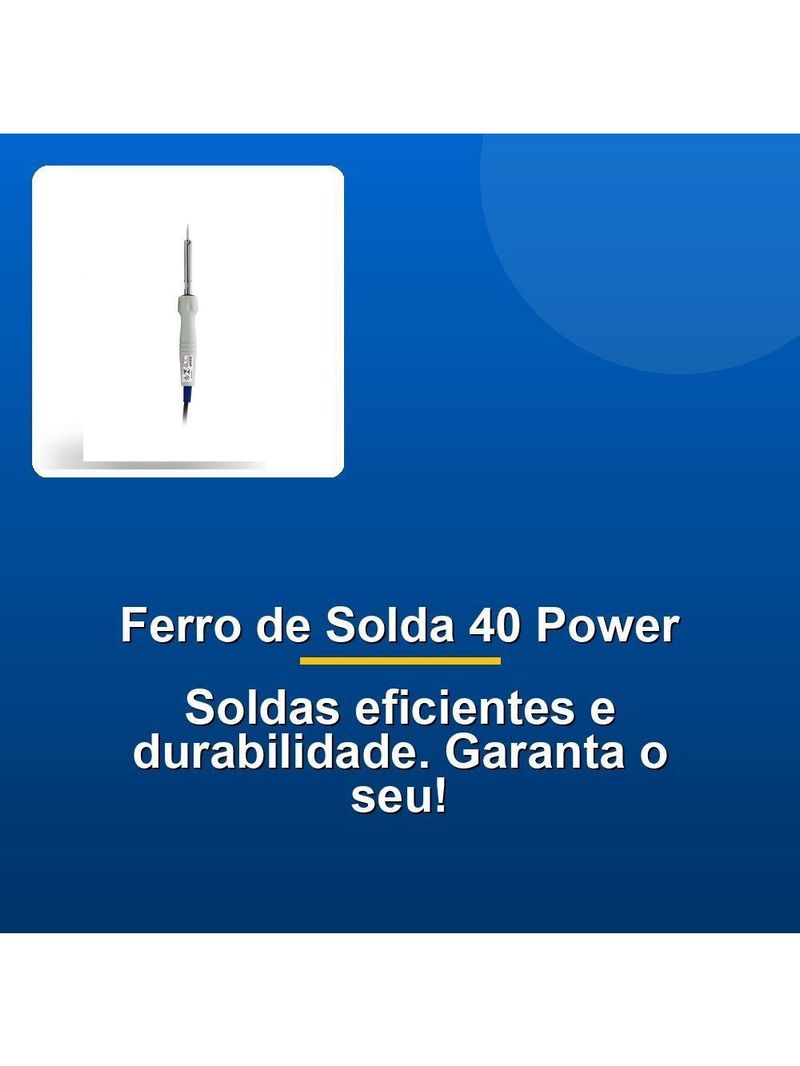 Ferro De Solda Power 34w 110V