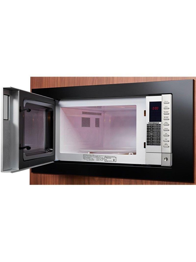 Micro-ondas Embutir Fit Line 25L Moldura Preta 220V Fischer