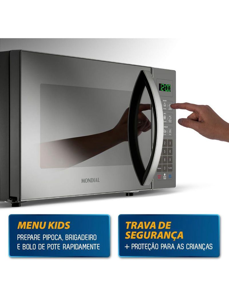 Micro-ondas 34l Mondial Mo-02-34-e 127v/60hz