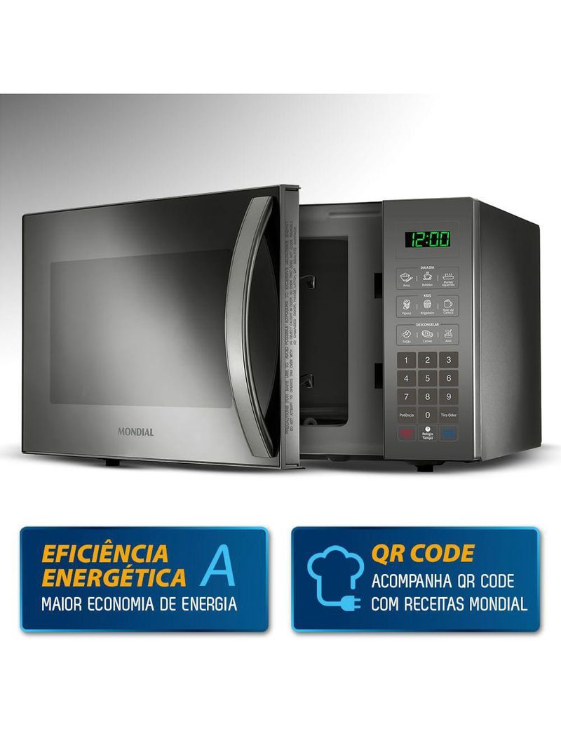 Micro-ondas 34l Mondial Mo-02-34-e 127v/60hz