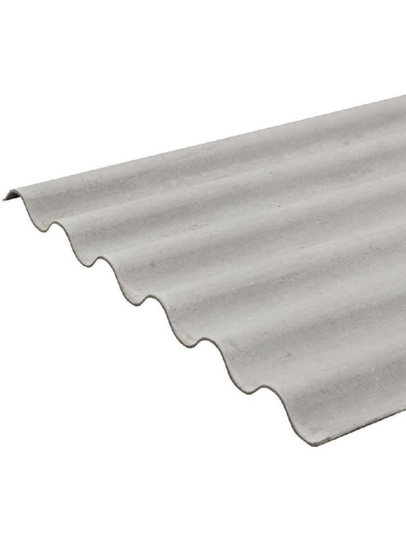 Telha Ondulada 4mm Metros X 50cm - 210042445 - Brasilit Telha Fibrotex 4mm 2,44x0,50m Crfs