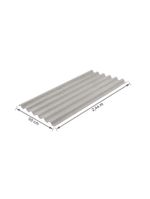 Telha Ondulada 4mm Metros X 50cm - 210042445 - Brasilit Telha Fibrotex 4mm 2,44x0,50m Crfs