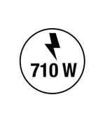 Plaina elétrica 710w 82mm 110v - tramontina