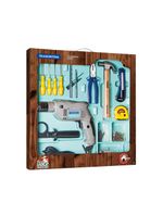 Kit de ferramentas com furadeira de impacto 1/2pol 500w 100pçs 110v - tramontina