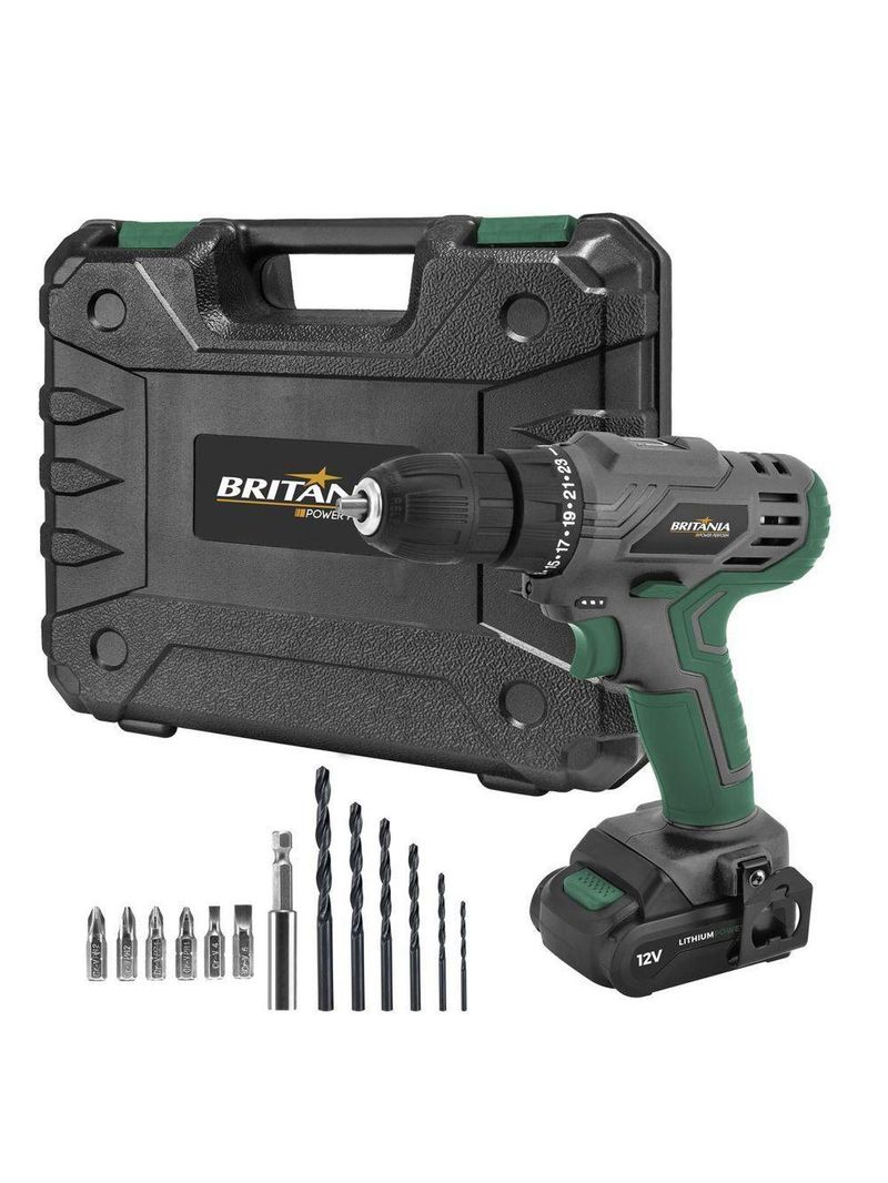 Parafusadeira 2 em 1 Britânia Speed Control BPFE12M 800RPM Bivolt
