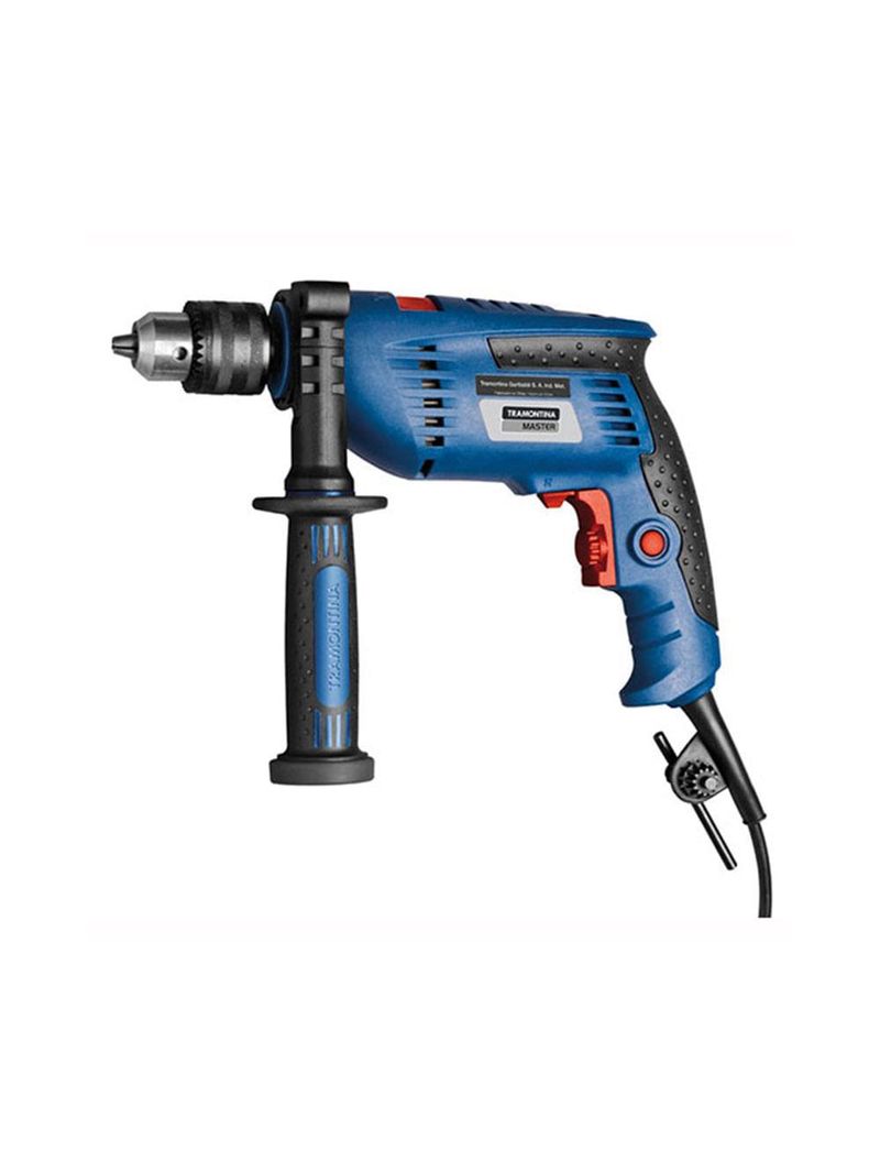 Furadeira de impacto 600 w 1/2pol azul 110v - tramontina