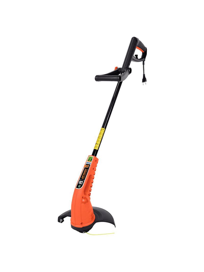 Aparador de grama elétrico ap1000t com diâmetro de corte de 280 mm 1000w laranja - tramontina