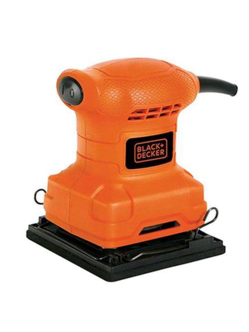 Lixadeira orbital 1/4 de folha de lixa 200w 220v black decker