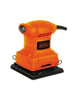 Lixadeira orbital 1/4 de folha de lixa 200w 127v black decker