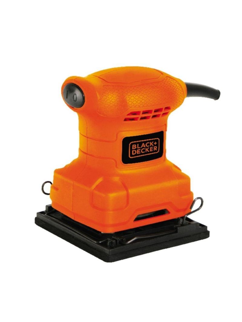 Lixadeira orbital 1/4 de folha de lixa 200w 127v black decker