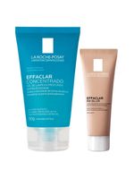 La roche-posay kit - effaclar gel + effaclar bb blur media