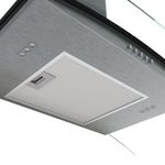 Coifa de Parede Terim Clean Vidro Curvo Kromanox 75cm Inox com Filtro de Gordura 110V