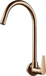 Torneira Para Cozinha de Parede Com Bica Móvel Loren Joy R32 Lorenzetti Rose Gold