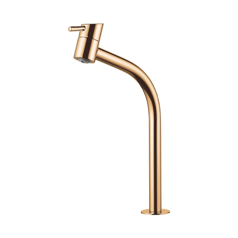 Torneira Lorenzetti Swan 1198 R42 Rose Gold Alta para Cuba de Apoio