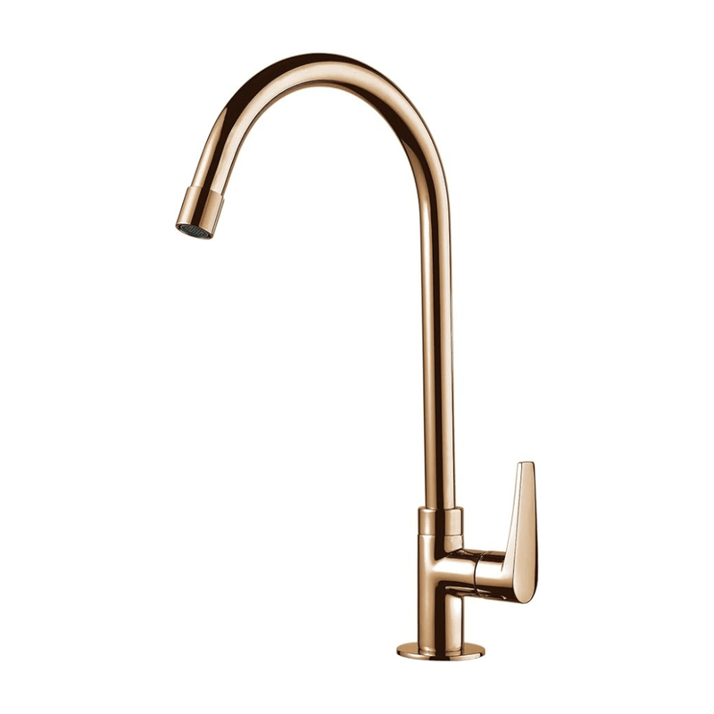 Torneira Para Cozinha de Mesa Com Bica Móvel Loren Joy R32 Lorenzetti Rose Gold