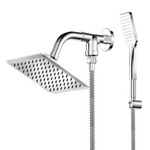 Chuveiro Docol Slim Parede com Desviador Cromado 17×17 cm