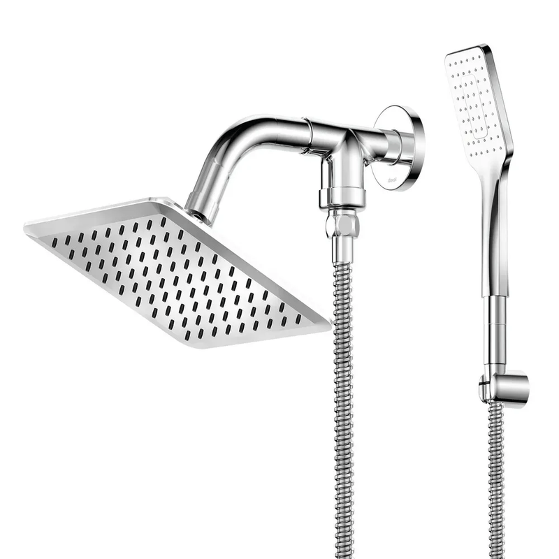 Chuveiro Docol Slim Parede com Desviador Cromado 17×17 cm