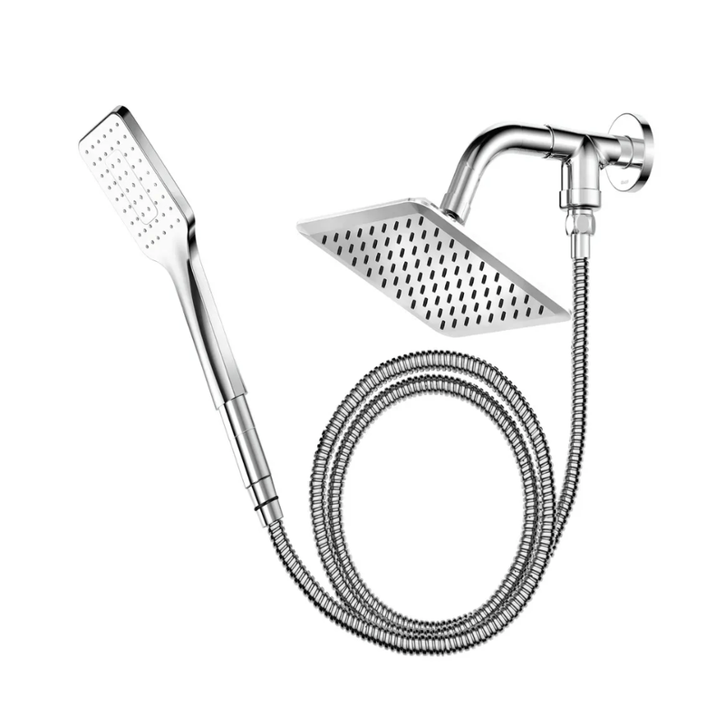 Chuveiro Docol Slim Parede com Desviador Cromado 17×17 cm