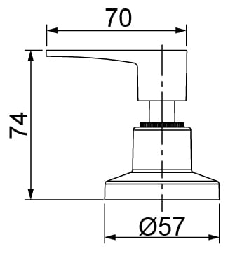 Acabamento Registro Gaveta e Pressão 1/2", 3/4" e 1" Cromado Lorenzetti 4901 C32