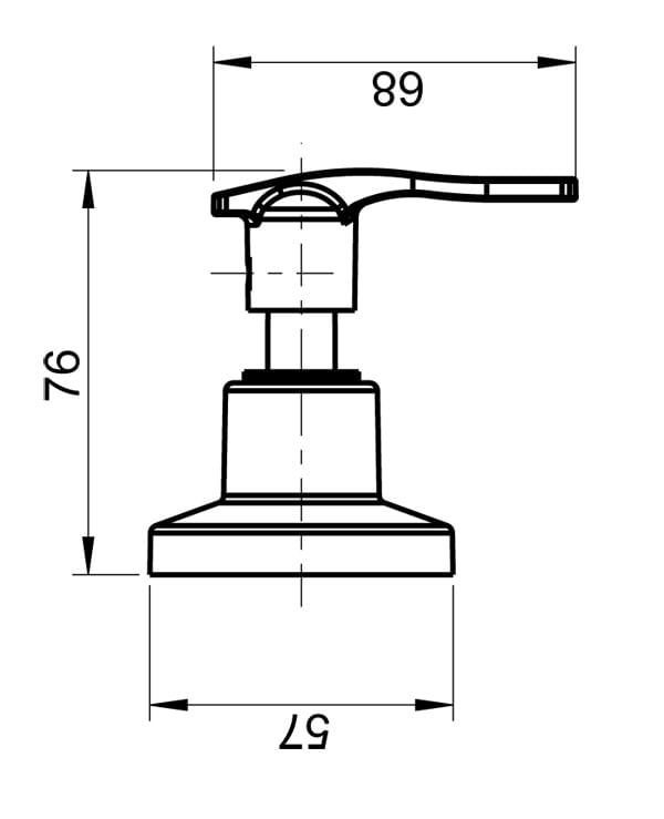 Acabamento Registro Gaveta e Pressão 1/2", 3/4" e 1" Cromado Lorenzetti 4901 C29