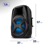 Caixa Amplificada Connect Power Plus Mondial Cm-550 Bivolt