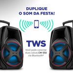 Caixa Amplificada Connect Power Plus Mondial Cm-550 Bivolt
