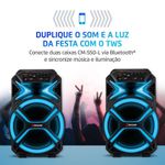 Caixa Amplificada Mondial 550W RMS CM-550-L Preto Bivolt
