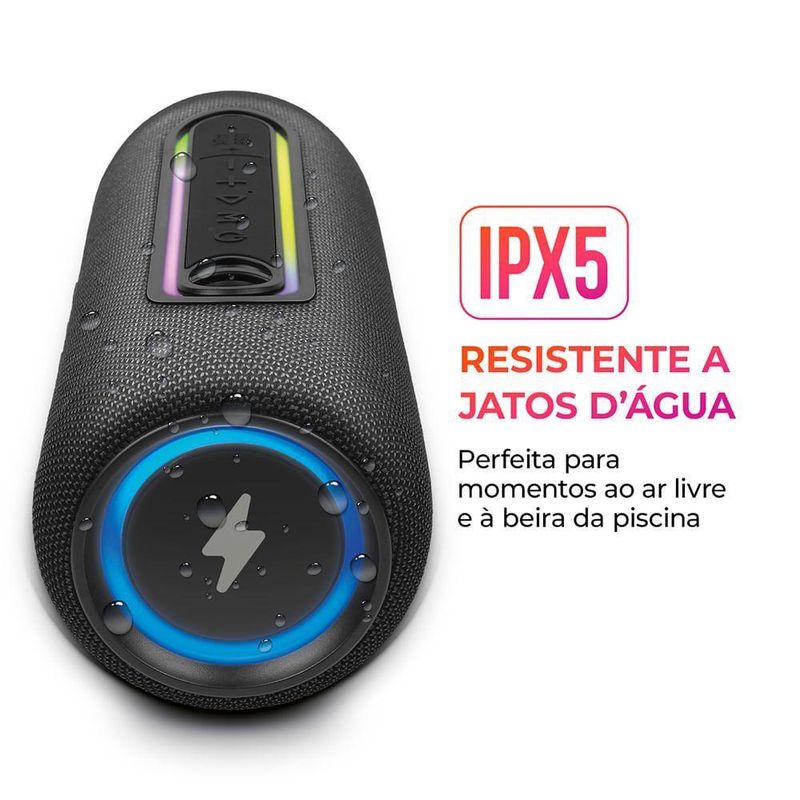 Caixa de Som Speaker AWS-SP-05-LB 30W Bluetooth IPX5 Bivolt
