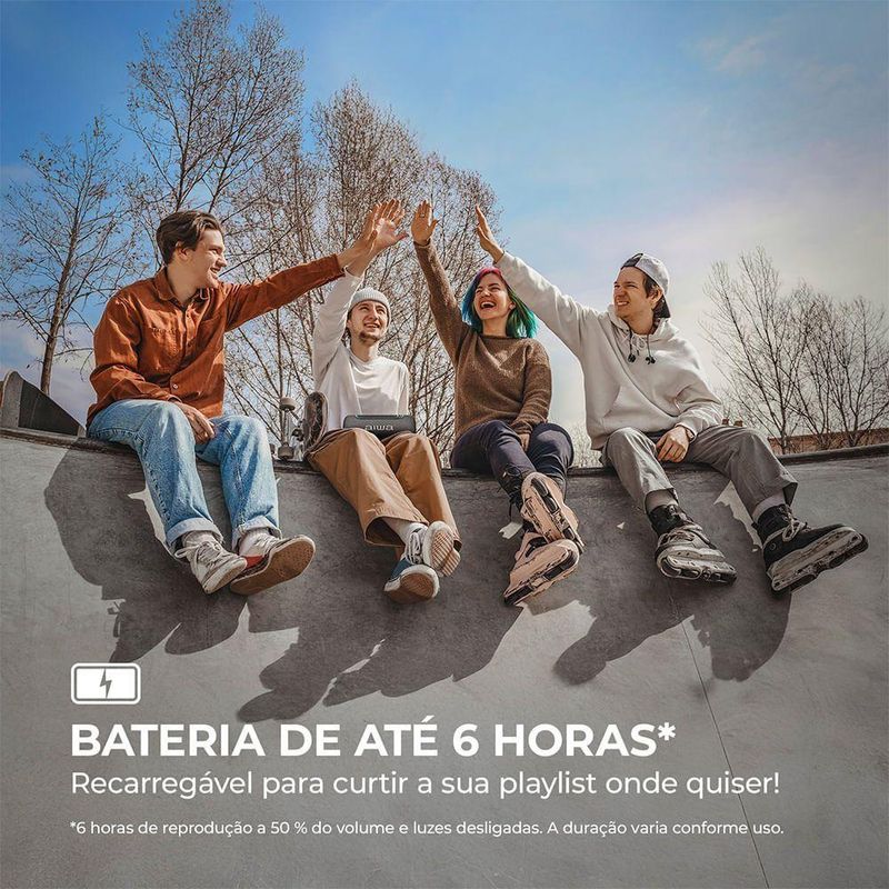 Caixa de Som Speaker AWS-SP-05-LB 30W Bluetooth IPX5 Bivolt
