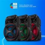 Caixa Amplificada Xsound Mondial Preto 300W RMS Bivolt CM-300-N
