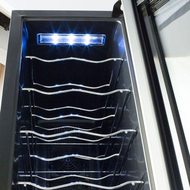 Adega de Vinhos Electrolux ACB08 8 Garrafas 1 Porta Preto Bivolt