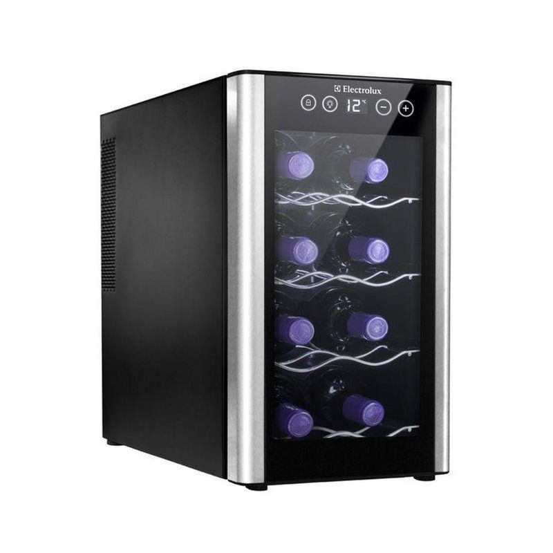 Adega de Vinhos Electrolux ACB08 8 Garrafas 1 Porta Preto Bivolt