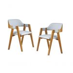 Cadeiras Para Mesa De Jantar Madeira Maciça - Florença - Art Salas