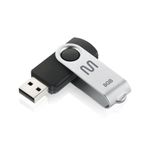 Pen Drive 8gb Twist2 Pd587 Preto E Prata