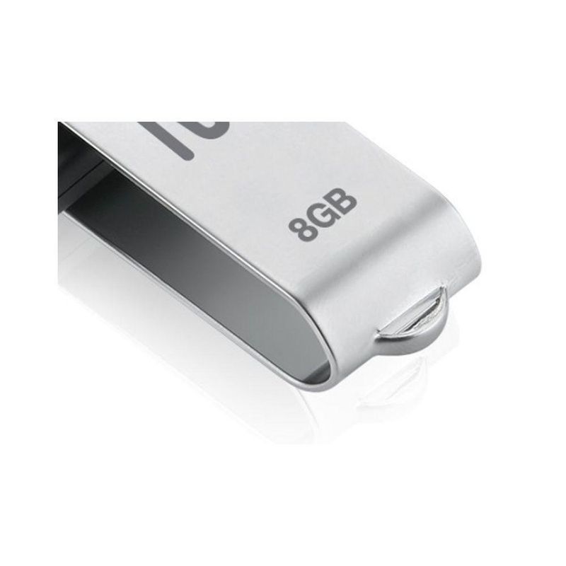 Pen Drive 8gb Twist2 Pd587 Preto E Prata