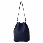 Bolsa Saco Direto De Fábrica Topgrife Atacado Couro Legítimo Cor Azul Marinho Tamanho único