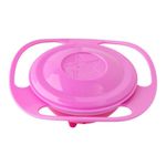 Comedouro Portatil Giratorio Tigela Pet Rosa