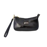 Bolsa Carteira Clutch Direto De Fábrica Topgrife Atacado Transversal Couro Cor Verniz Preto Tamanho único