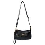 Bolsa Carteira Clutch Direto De Fábrica Topgrife Atacado Transversal Couro Cor Verniz Preto Tamanho único