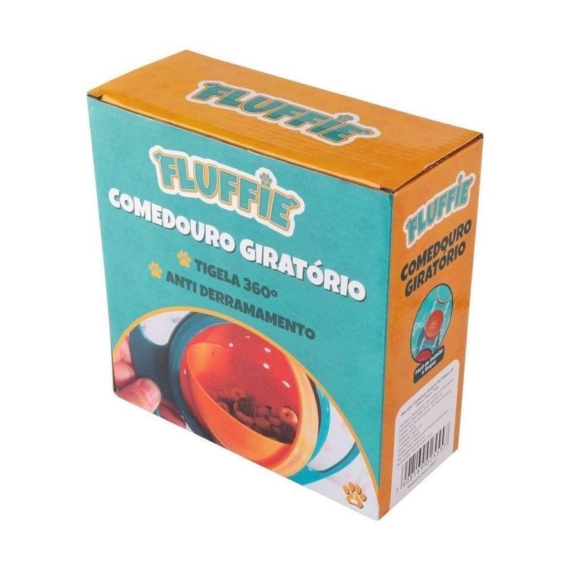 Comedouro Pet Giratorio Alimentador Inteligente Verde